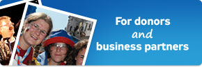 For donors and business partners