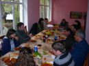 Lunchtime in the new YMCA Camp Aramian near Vanadzor