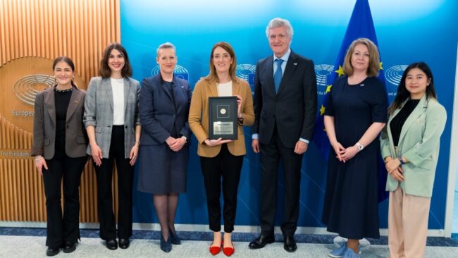 Meeting the European Parliament President