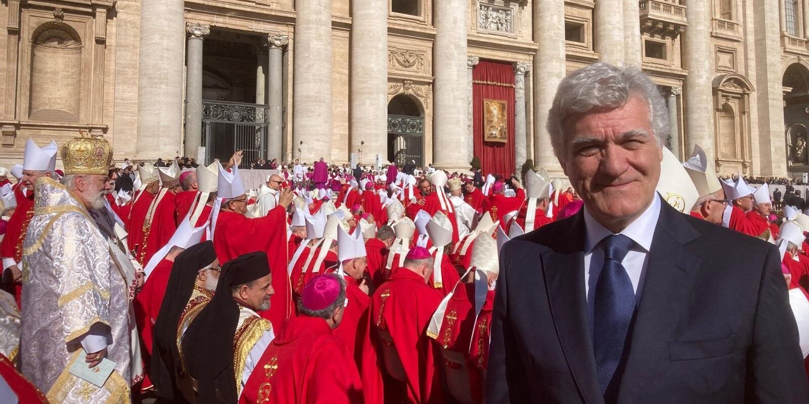 YMCA at Pope Francis Funeral 1